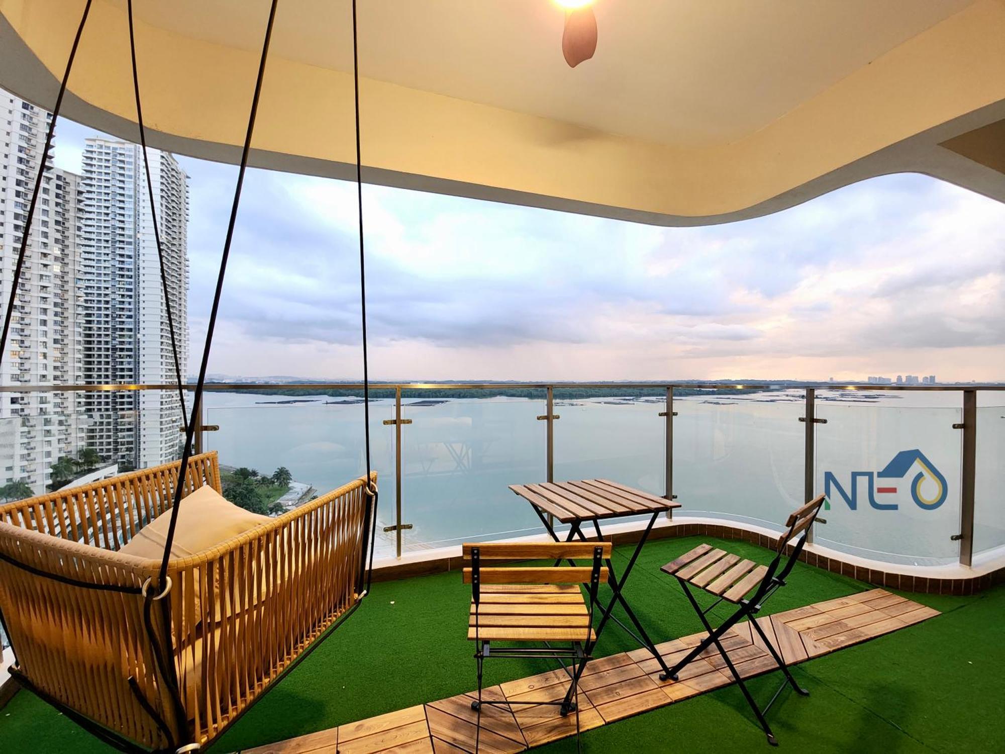 Country Garden Danga Bay Instyle Sea View Homestay Suite By Neo 조호르 바루 객실 사진