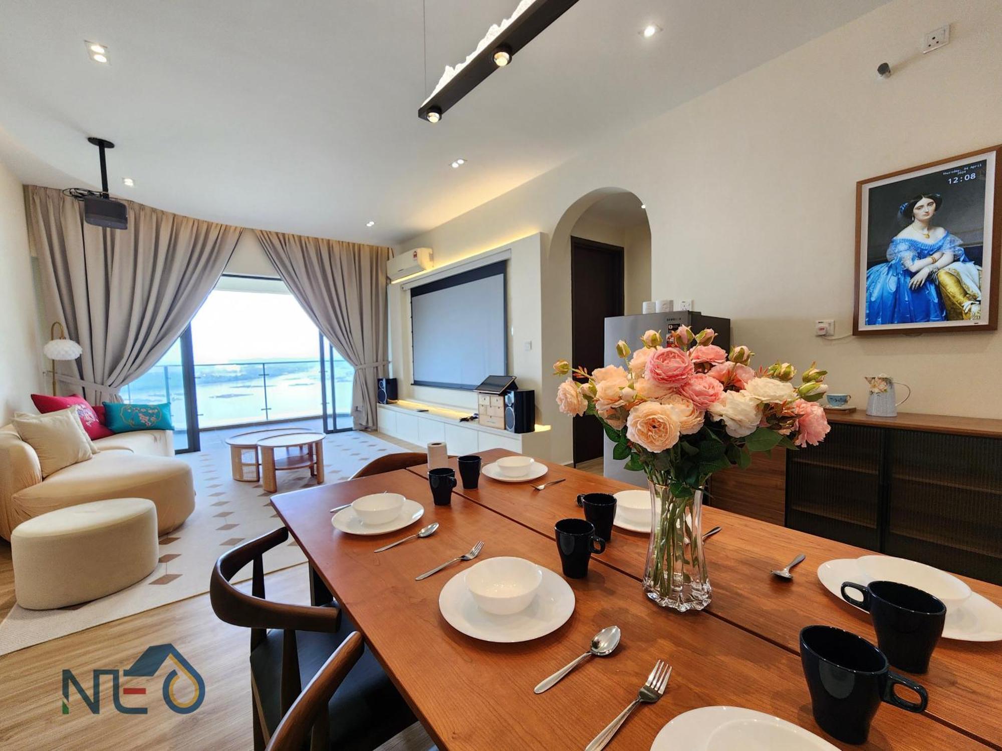 Country Garden Danga Bay Instyle Sea View Homestay Suite By Neo 조호르 바루 객실 사진